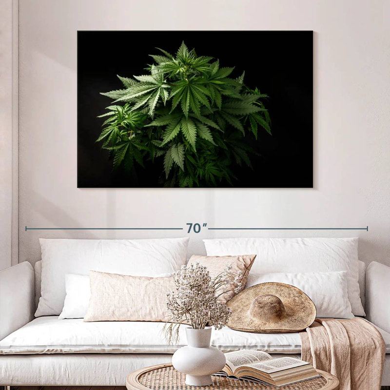 Senne Marijuana Cluster, 32" H x 48" W