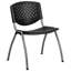 Chaise empilable en plastique avec structure thermolaquée Hercules Series 880 lb.