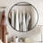 Black 30 Inch Round Bathroom Mirror, Metal Frame Vanity Mirror for Over Sink, Modern Wall Mirror for Entryway and Living Room-1640202671-1673250509