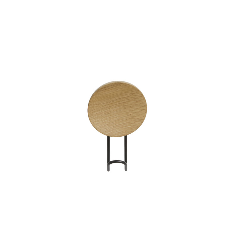 Around Wall Hanger (Large), Black/Oak