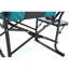 Chaise de camping pliante, très lourde, chaise pliante portative avec table d'appoint, pochette pour plage, pêche, voyage, pique-nique, bleu pelouse-2030124022