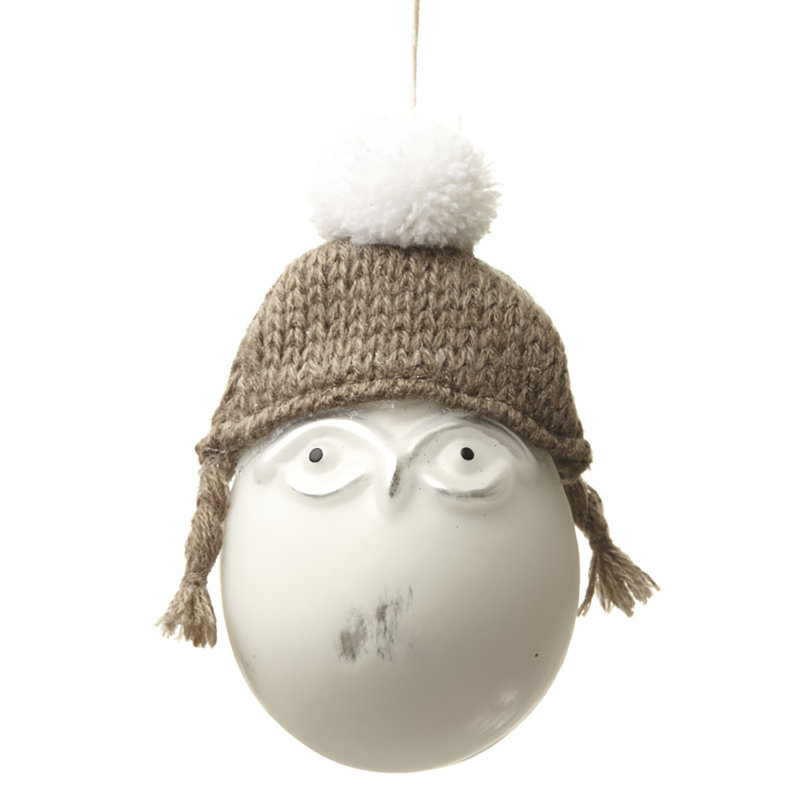 9cm Glass Hanging Figurine Ornament