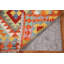 Geometric Wool Kilim Oriental Rug 3x4