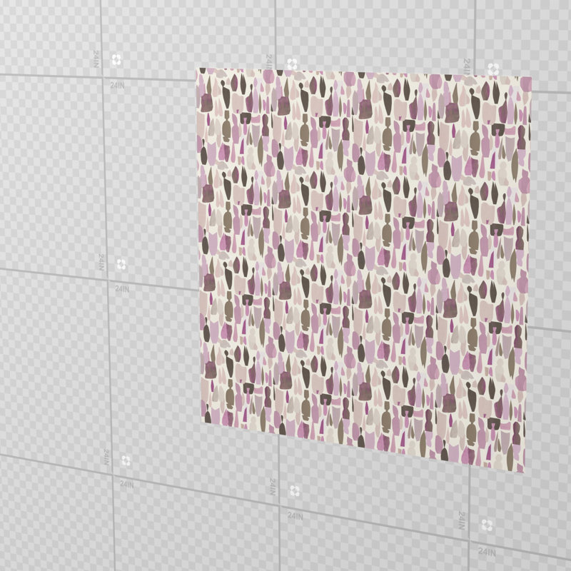 Susan Hable Abstract Wallpaper by Susan Hable, Pink