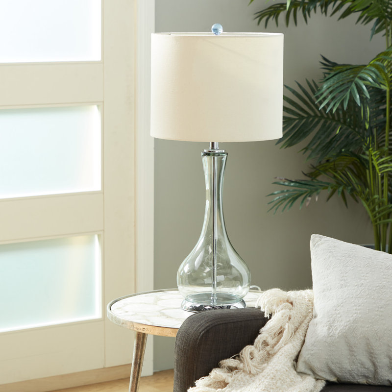Bungalow Rose Glass Table Lamp