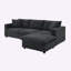 Khiyan Upholstered L-Shaped Sectional Reversible-1705831856