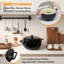 Winado Non-Stick Cast Iron Round Dutch Oven-692171364-692171385