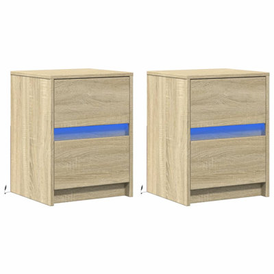 Danjela 38cm W Manufactured Wood Bedside Table