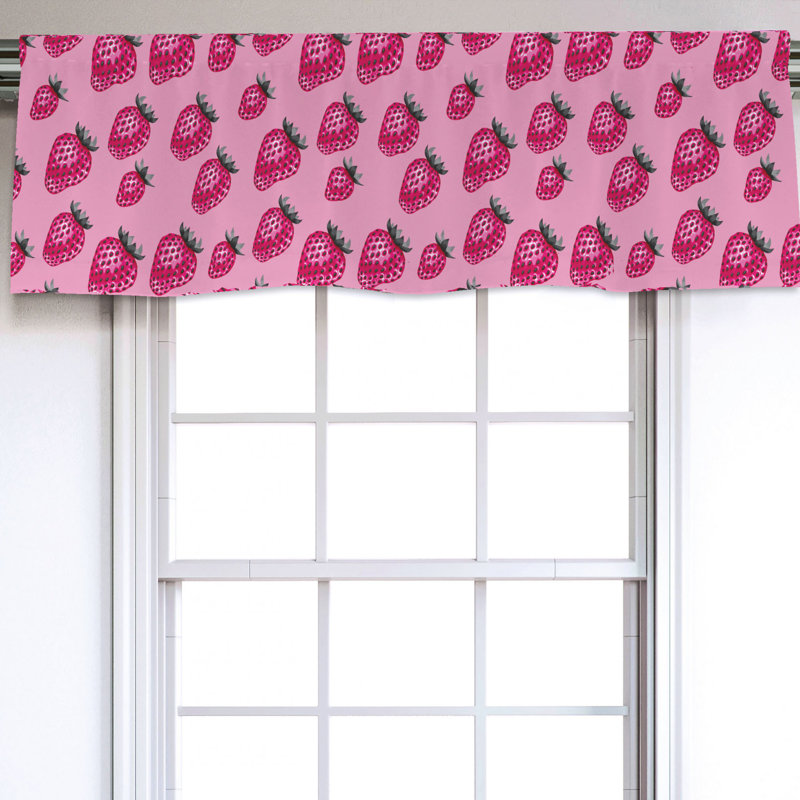Sateen Ruffled Window Valance