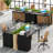 Briget 5-Drawer Computer Desk, Writing, Dressing Modern-112292742