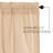 Chasen 100% Cotton Semi Sheer Curtain Panel Pair-1766427745