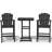 2-Person HDPE Square Outdoor Dining Set-1755017584
