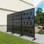 4 ft. W Stanaford Metal Privacy Screen Privacy Panel with Pattern-1167337562-1161215144