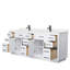 Beckett TK 84'' W Double Vanity-2080885328-2080885331-2080885333