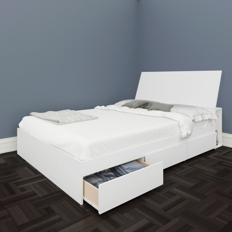 Tête de lit pour lit-bateau grand Clutton, Double, Blanc