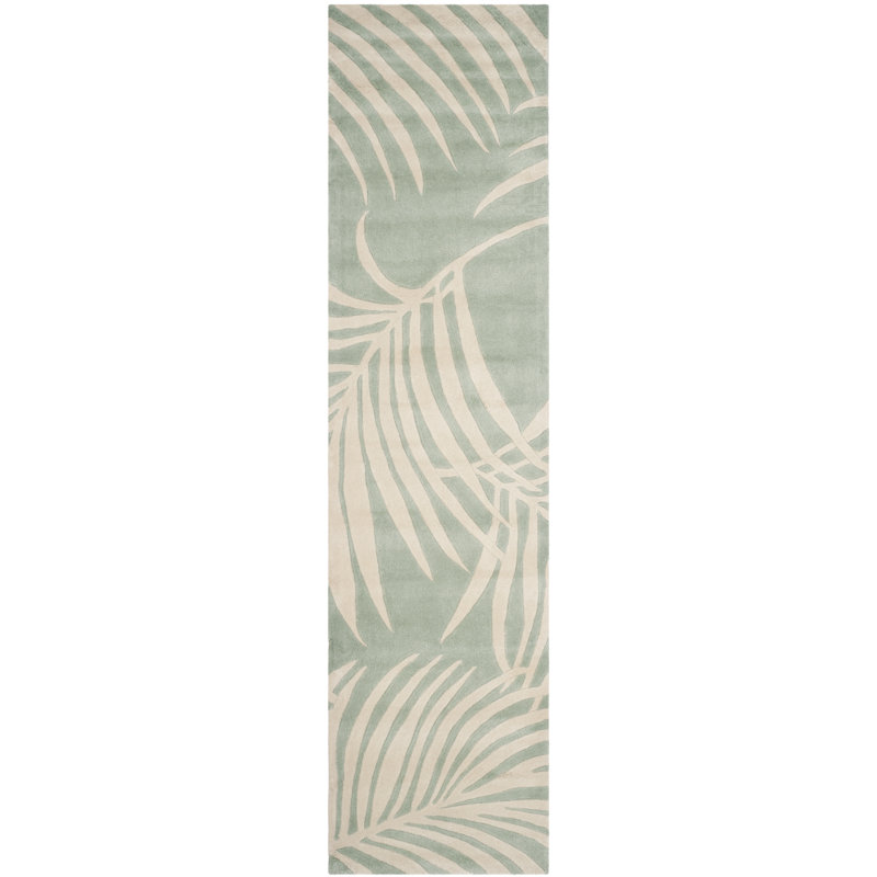 Tapis de performance Palmnue Hnad Hooked, Tapis de couloir 2 pi 3 po x 9 pi
