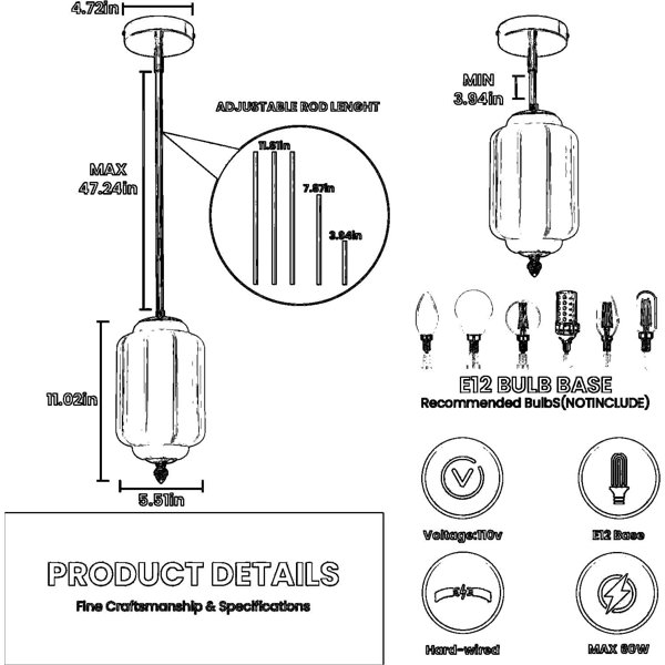 Dimensions du produit