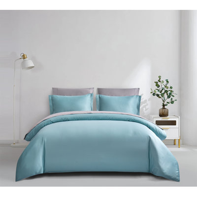 Ensemble de housse de couette 100% coton 600 fils 600 fils