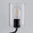 Agnella Modern Black 3-Light Vanity Fixture