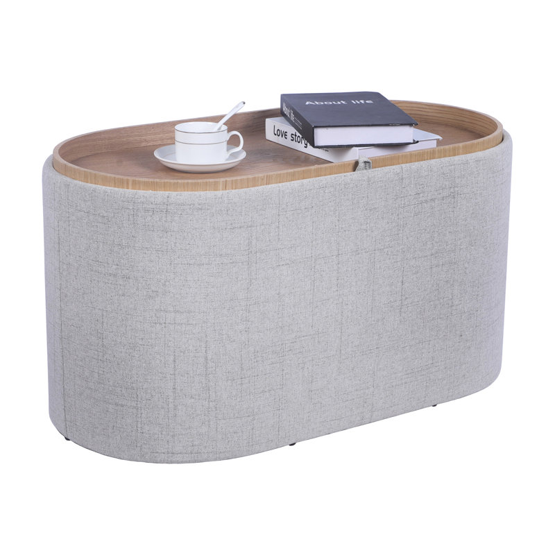 Rangement naturel avec plateau réversible, l 30 po x P 15,5 po, H 26,5 po, poids de 265 lb, plateau noir ou surface pour le rangement, l 28 po, espace large, facile d'entretien