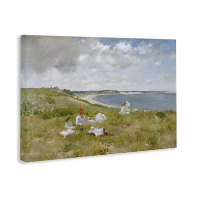 Clasical Idle Hours Painting Canvas Wall Art by one1000paintings