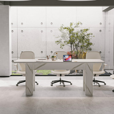 94.5" Wide Foldable Conference Table by Inbox Zero