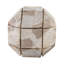 Grande sphère en marbre beige Hershman Pompano-107086700