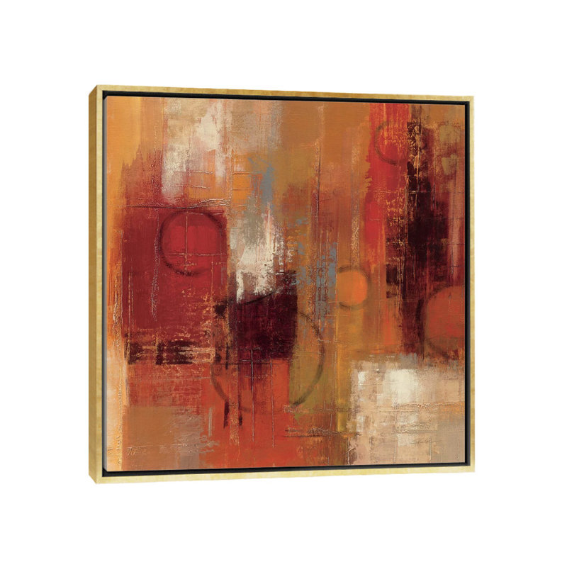 «Pentatonic Crop» par Silvia Vassileva - reproduction d'art, Aucun mat, H 26 po x l 26 po x P 1,5 po, Toile encadrée d'or