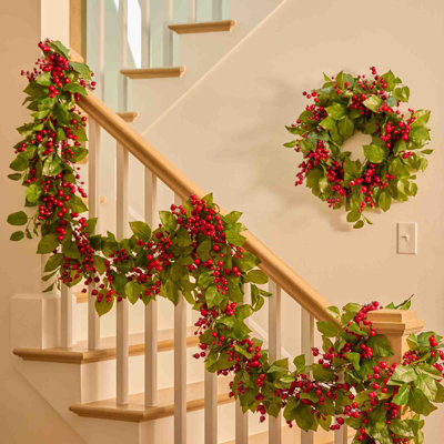 Couronne de porte Real Christmas