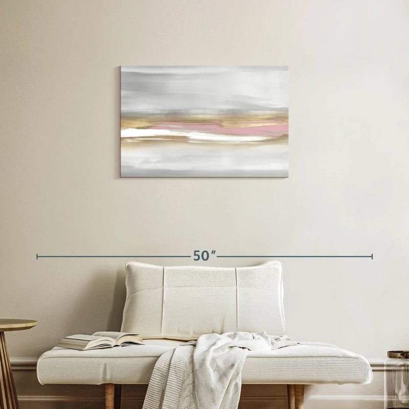 Avery Highlight Pink Blush I, 20" H x 30" W