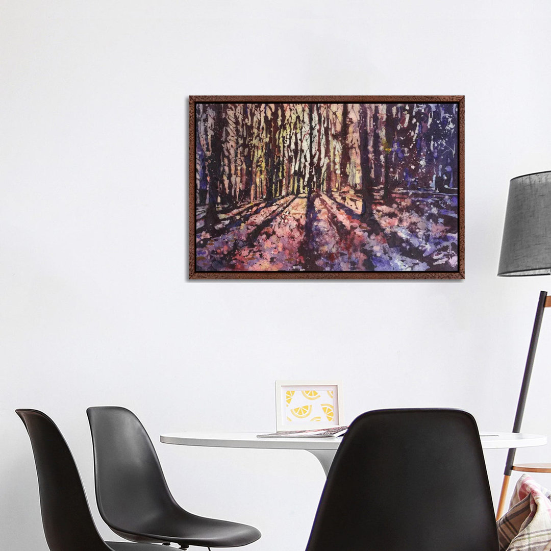 Wald bei Sonnenuntergang von Ryan Fox - Galerie-verpackte Leinwand Giclée auf Leinwand