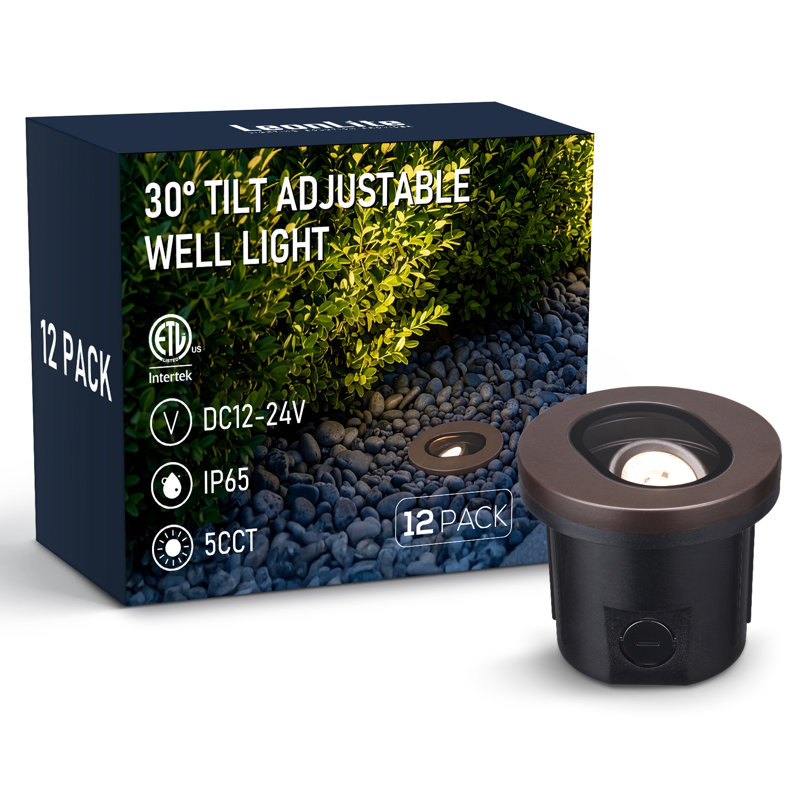 Éclairage paysager encastré à basse tension 8W 5Cct
