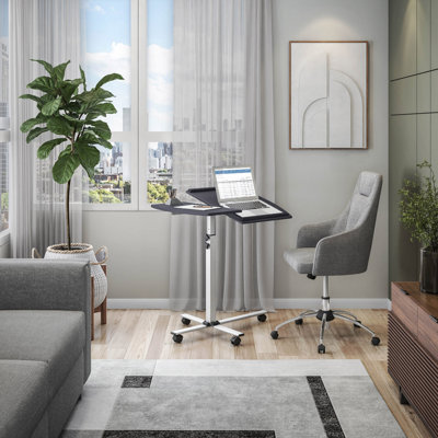 Techni Mobili Rolling Adjustable Laptop Cart