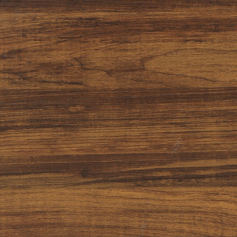 39.4-Inch Square Coffee Table, Wood Living Room Centre Table, Dark Brown