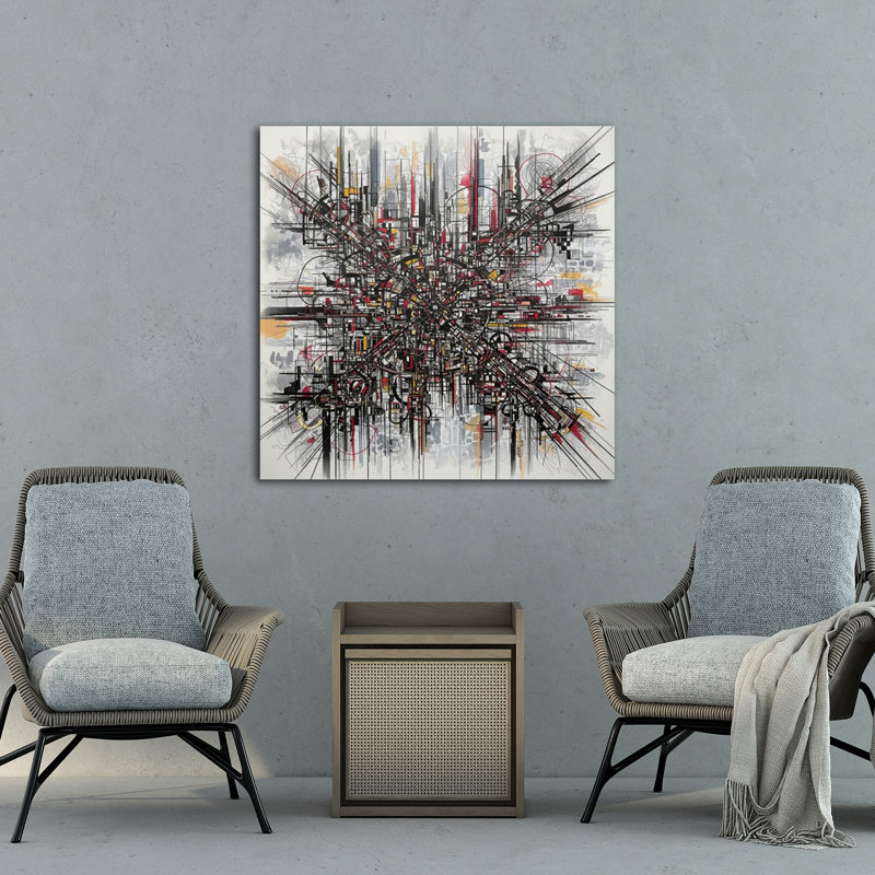 Above It All, 24" H x 24" W