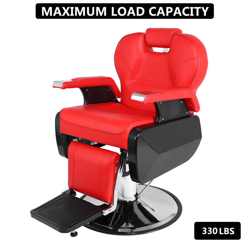 Fauteuil en cuir, Rouge