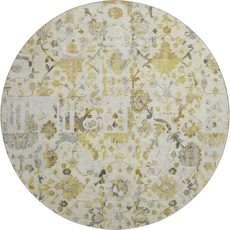 Premium Machine Washable Mayfield AMF2099 Global Rug, 10' x 14', Taupe