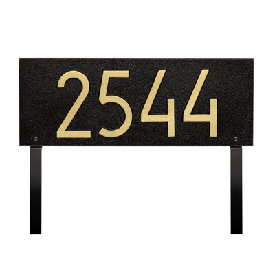 Mid-century Modern Rectangle Wall Plaque