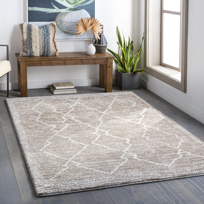 Tapis chameau / blanc Arlo