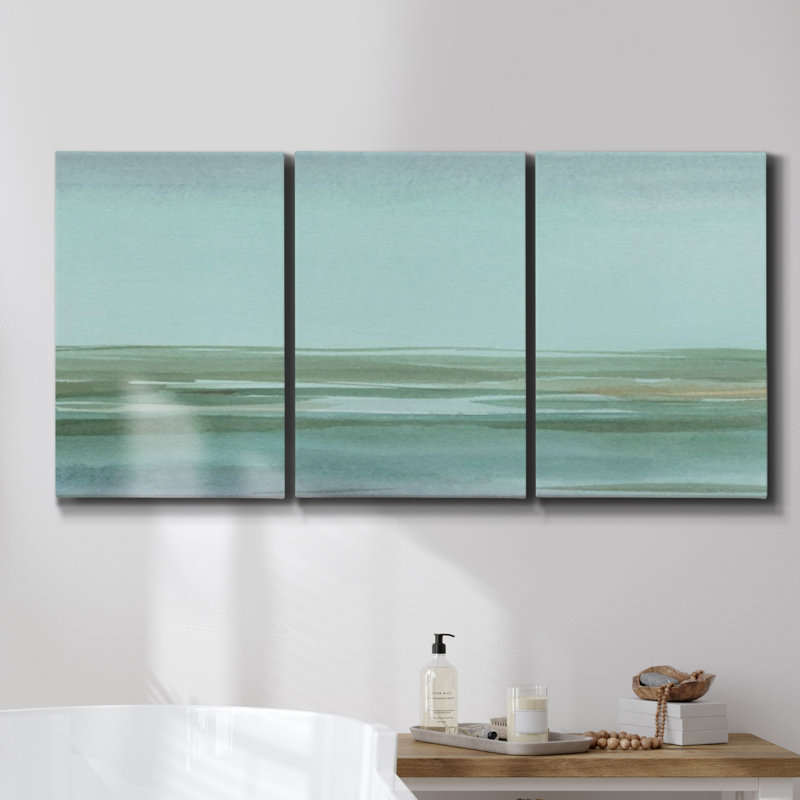 " Monet " 3 - Pieces, 36" H x 72" W x 2" D