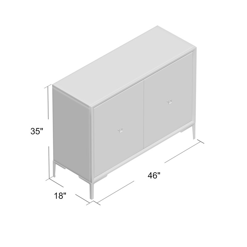 Melange 46.25'' W Server