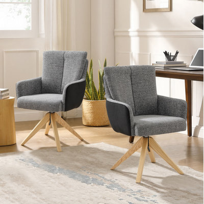 Ensemble de 2 chaises de bureau Bernab