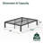 Luis QuickLock® Metal Platform Bed Frame-111904361-111904365