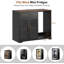 Meuble-bar à café avec réfrigérateur, meuble pour mini-réfrigérateur pour la maison