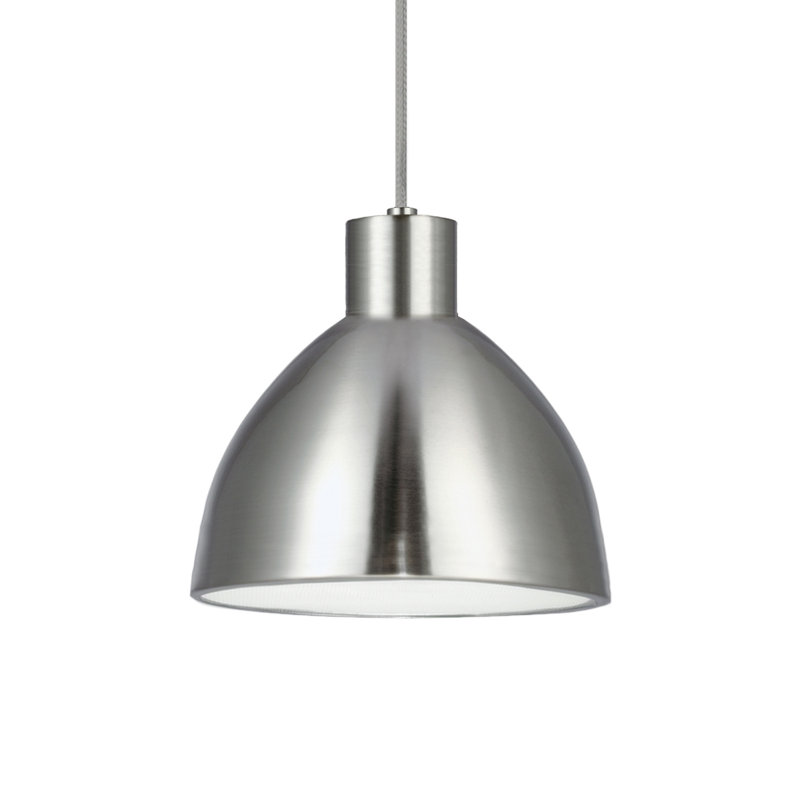 Chroma Pendant Light, Brushed Nickel, 130.75" H x 11.75" W x 11.75" D