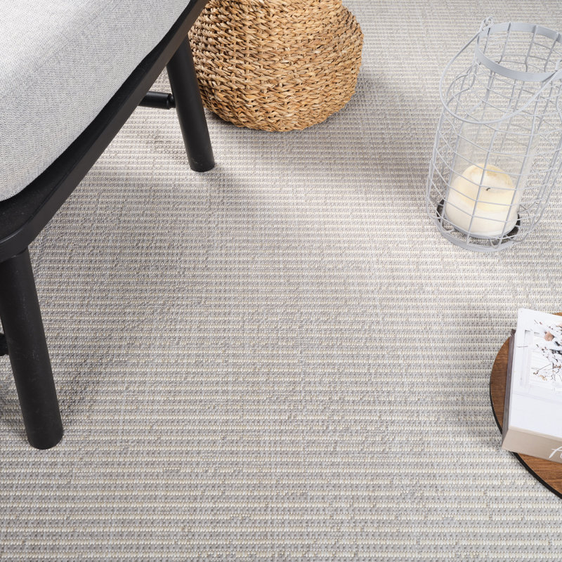 Tubac Indoor & Outdoor Boho Rug Grey/Ivory, Rectangle 80 x 150cm
