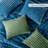 Avril Green Fluffy Ribbed Plush 3-Piece Full/Queen Comforter Set-101983306-101983310