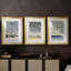 ABSTRACT Series DLxxvii - Impression encadrée sur mesure de qualité supérieure - 3 pièces-2022352490-2022352491