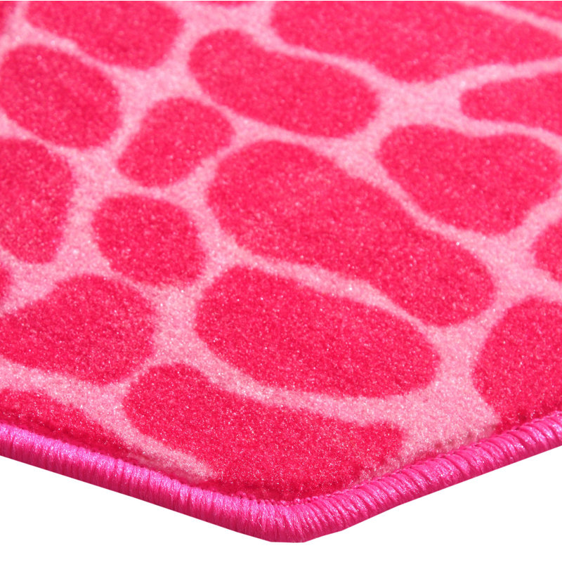 Tapis crocodile rose Furnish My Place, Tapis de couloir 6 pi x 18 pi