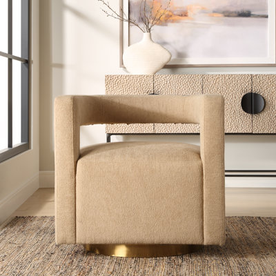 Chaise pivotante moderne Uttermost